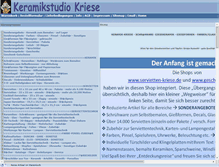 Tablet Screenshot of keramik-kriese.de